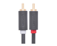 UGREEN Przewód 2x RCA Cinch do 2x RCA Cinch AV104 2m czarny - 1501467 - zdjęcie 6